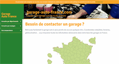 Desktop Screenshot of garage-auto-france.com