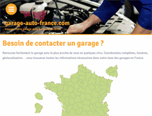 Tablet Screenshot of garage-auto-france.com